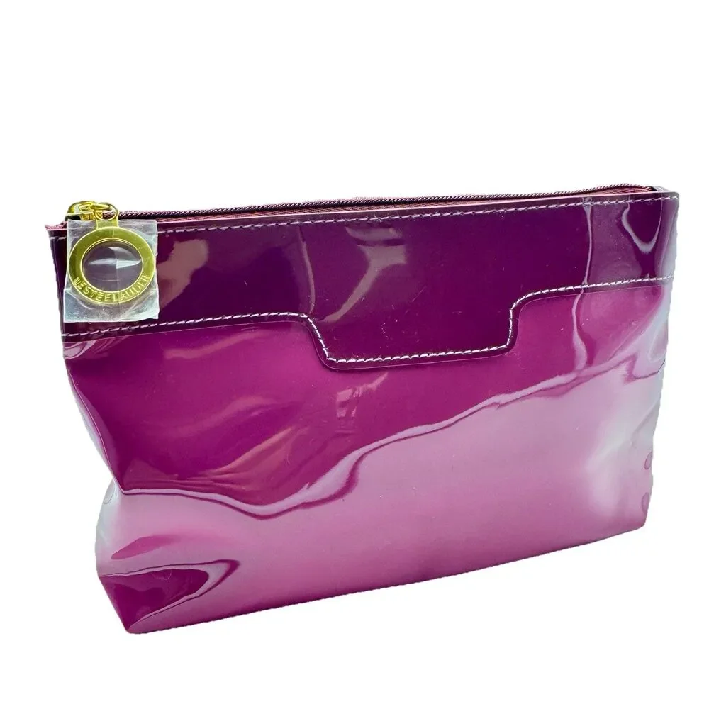 Stylish Cosmetic Bags 3‎ Set Estee Lauder Travel Makeup Organizer Pink & Purple